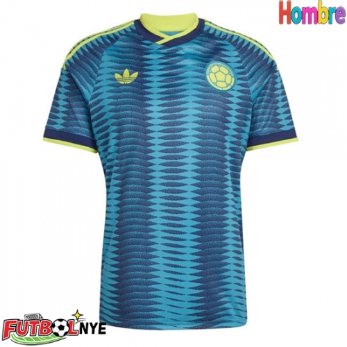 Camiseta Colombia Visitante Equipación Mundial 2026 manga corta